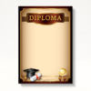 Kit Escolar 1 Diplomas Molduras